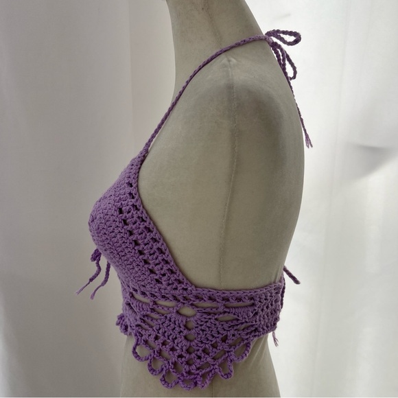 HANDMADE CROCHET halter TOP - Picture 2 of 6
